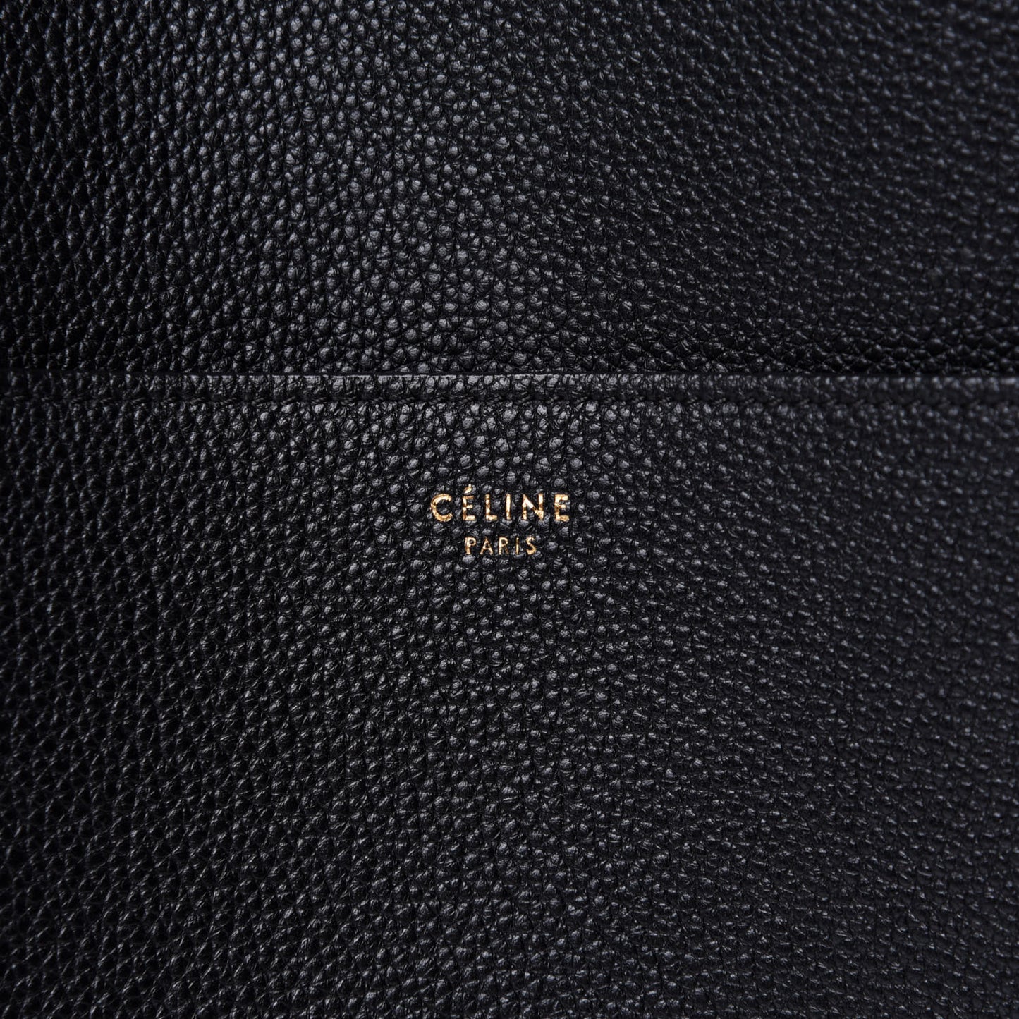 Soft Grained Calfskin Sangle Bucket Bag Black