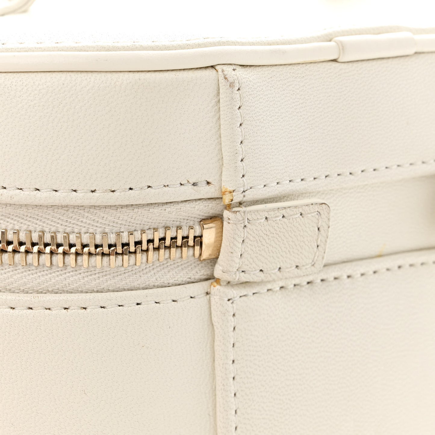 Lambskin Timeless Vanity Cosmetic Case White
