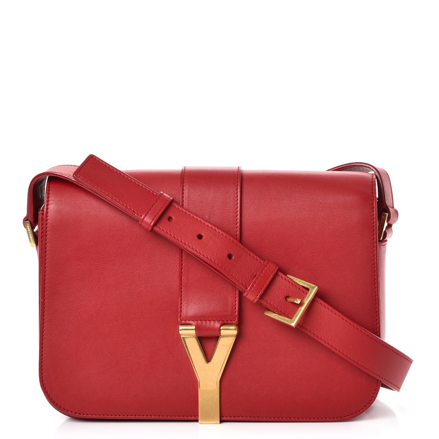 Calfskin Classic Y Satchel Red