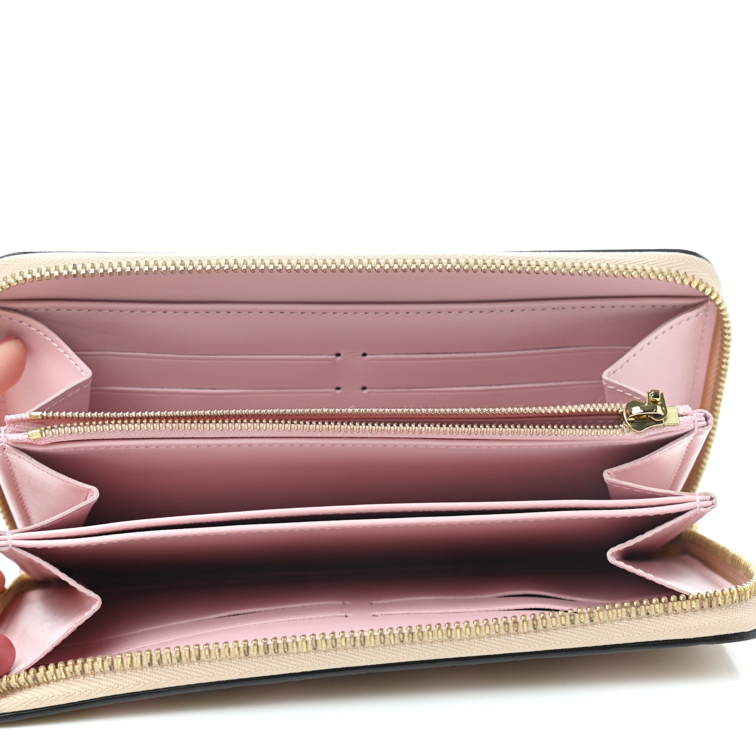 Louis Vuitton Vernis Rayures Zippy Wallet Dune 5 of 7