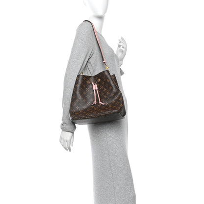 Louis Vuitton Monogram Neonoe MM Rose Poudre 2 of 11
