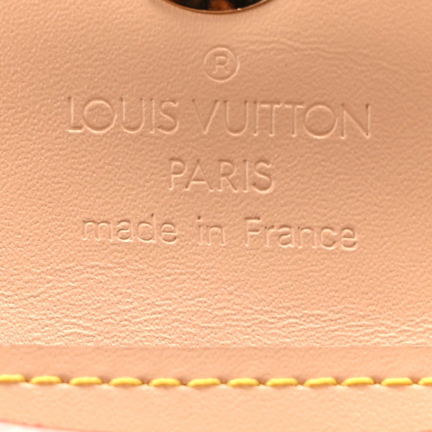 Monogram Multicolor Business Card Holder White