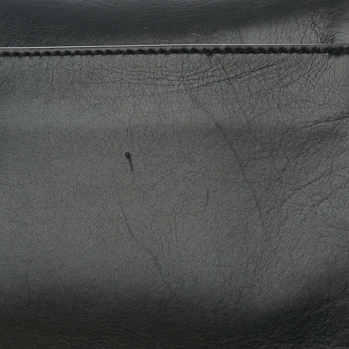 Paper Calfskin S Downtown Chain Shoulder Bag Black
