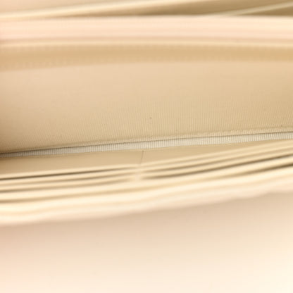 Chanel Caviar Quilted Large Gusset Flap Wallet White 6 of 13