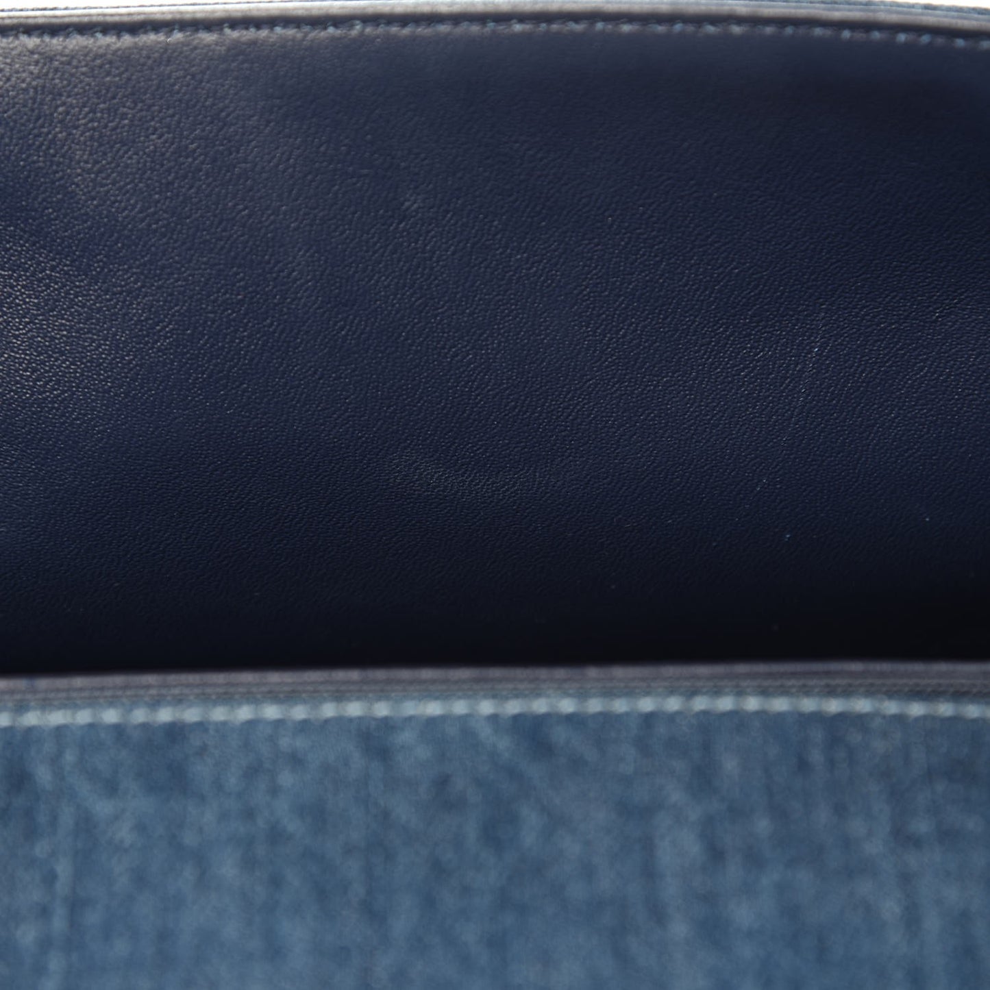 Tweed Denim New Medium Boy Flap Blue