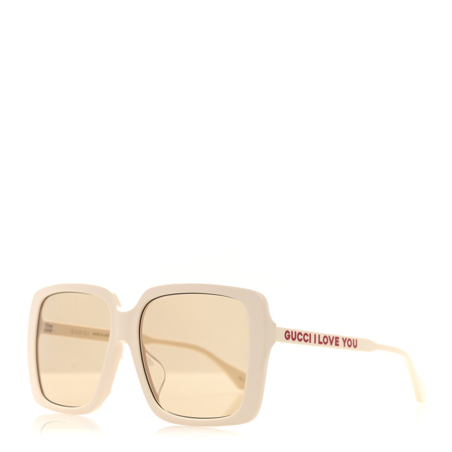 Gucci Acetate Square Frame GG0567SAN Sunglasses White 1 of 8