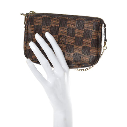 Louis Vuitton Damier Ebene Mini Pochette Accessories 2 of 7