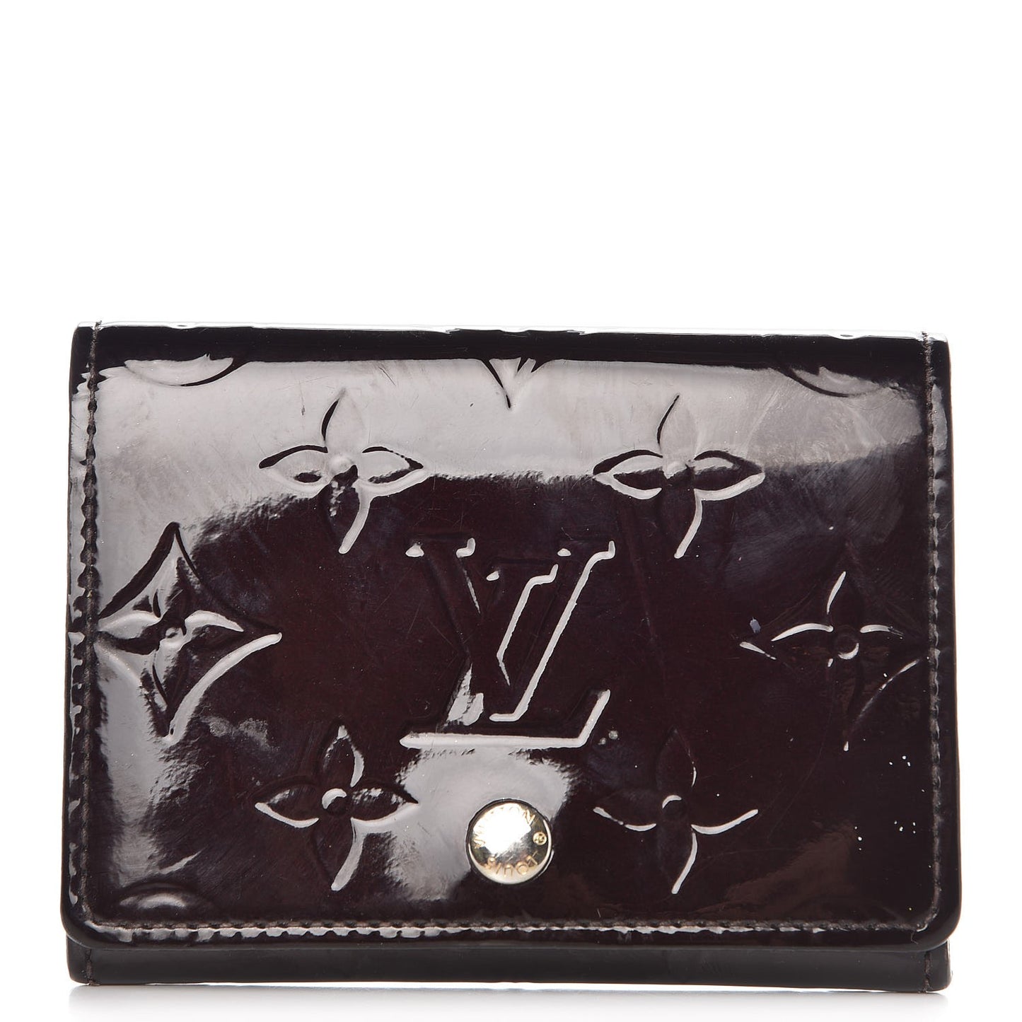 Vernis Business Card Holder Amarante