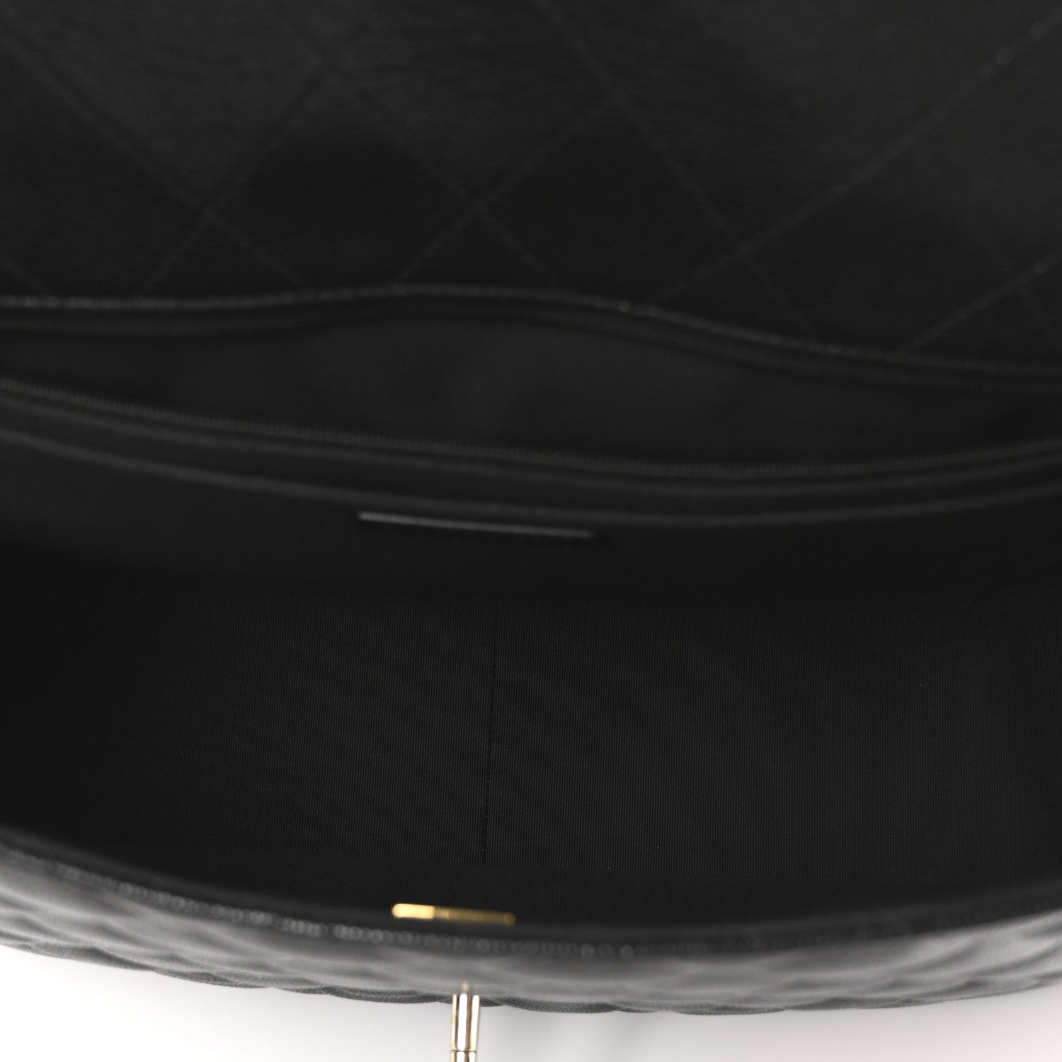 Chanel Caviar Quilted XXL Travel Flap Bag Black 5 of 10