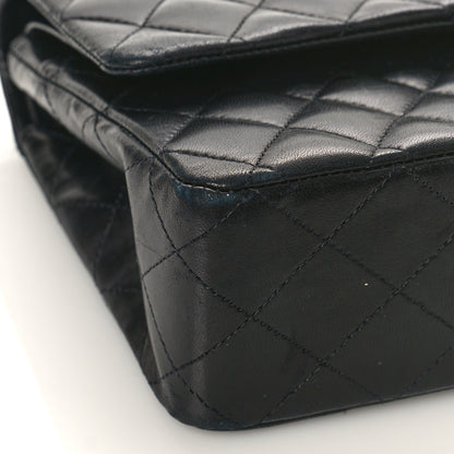 Chanel Lambskin Quilted Medium Double Flap Black 8 of 13