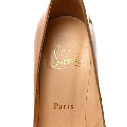 Christian Louboutin Patent Pigalle 120 Pumps 37 Nude 6 of 8