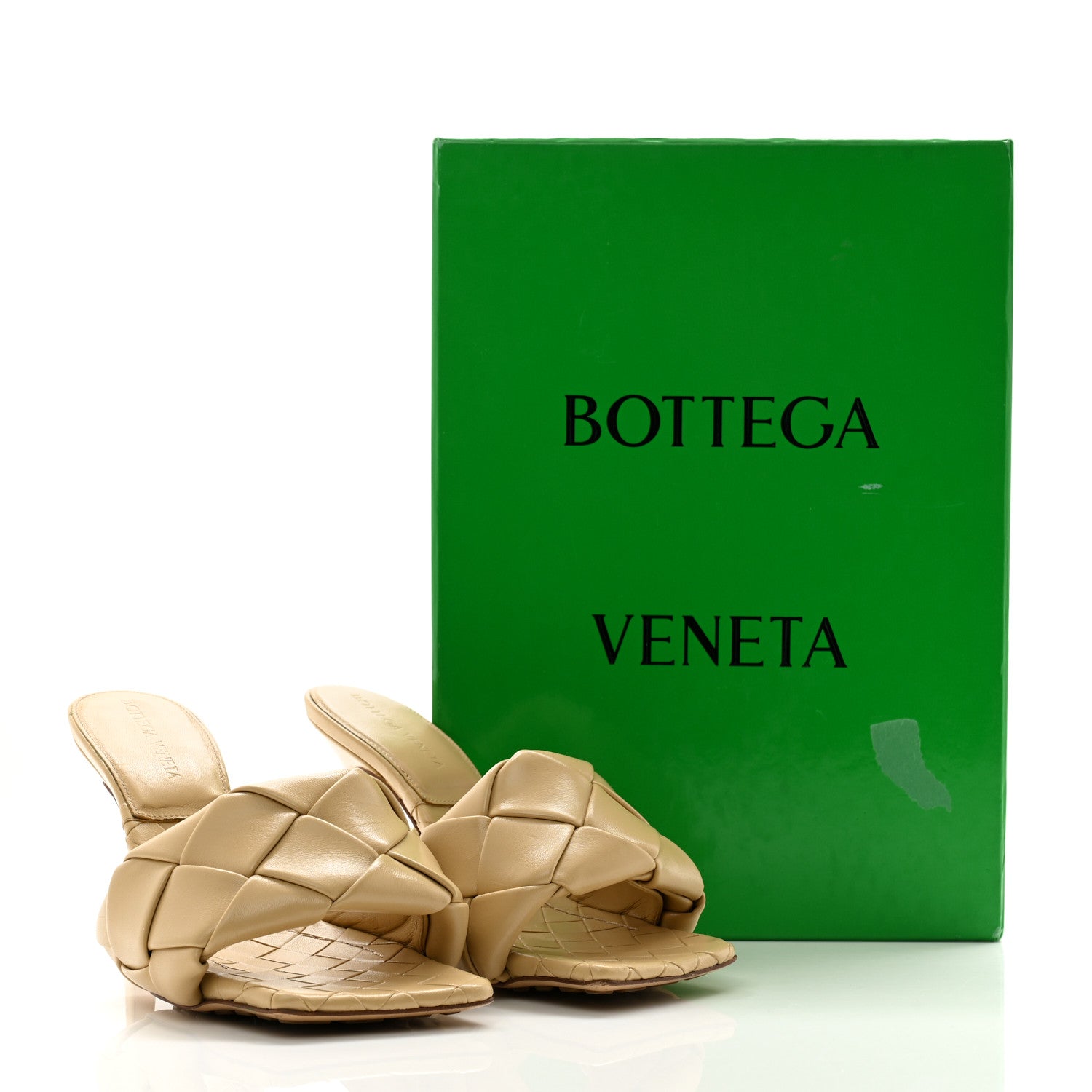 Bottega Veneta Nappa Maxi Intrecciato Lido Mule Sandals Cane Sugar 36 13 of 13