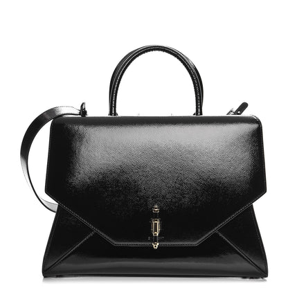 Givenchy Patent Medium Obsedia Satchel Black 1 of 8