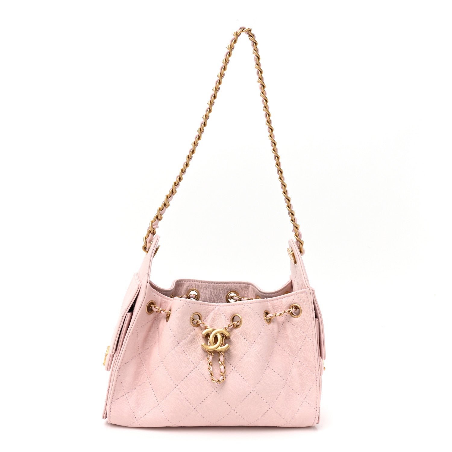 Chanel Caviar Quilted Mini Chanel 25 Handbag Light Pink 1 of 9