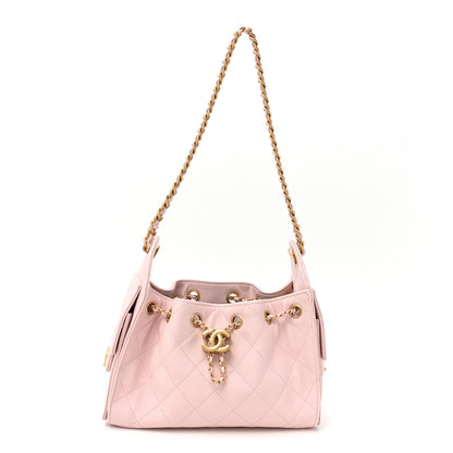 Chanel Caviar Quilted Mini Chanel 25 Handbag Light Pink 1 of 9