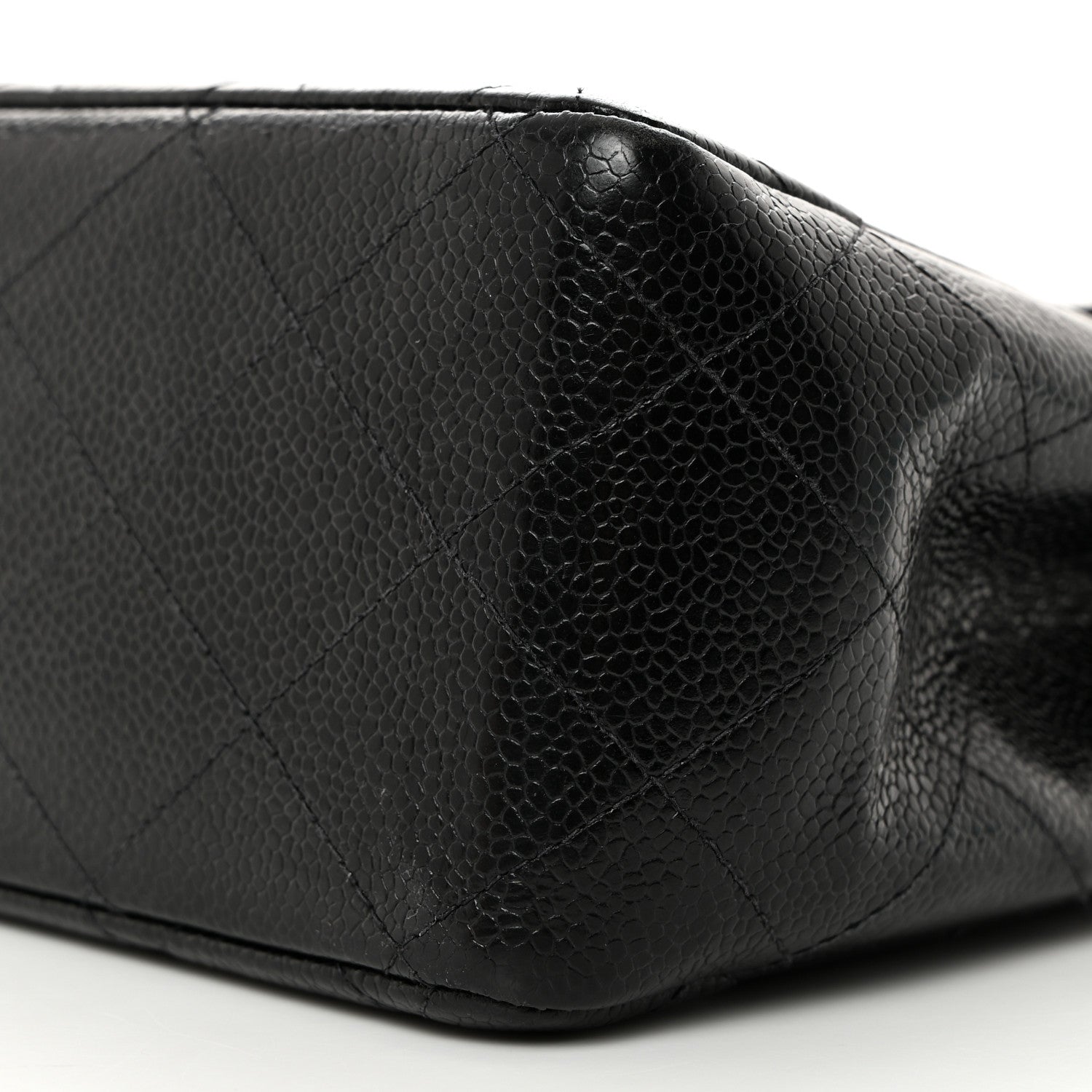 Chanel Caviar Quilted Jumbo Single Flap Black 10 of 10