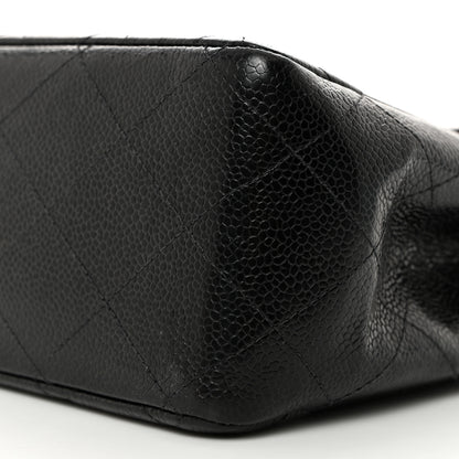 Chanel Caviar Quilted Jumbo Single Flap Black 10 of 10