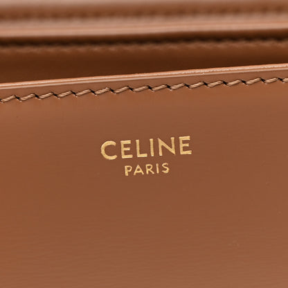 Celine Shiny Calfskin Medium Triomphe Bronze 6 of 11