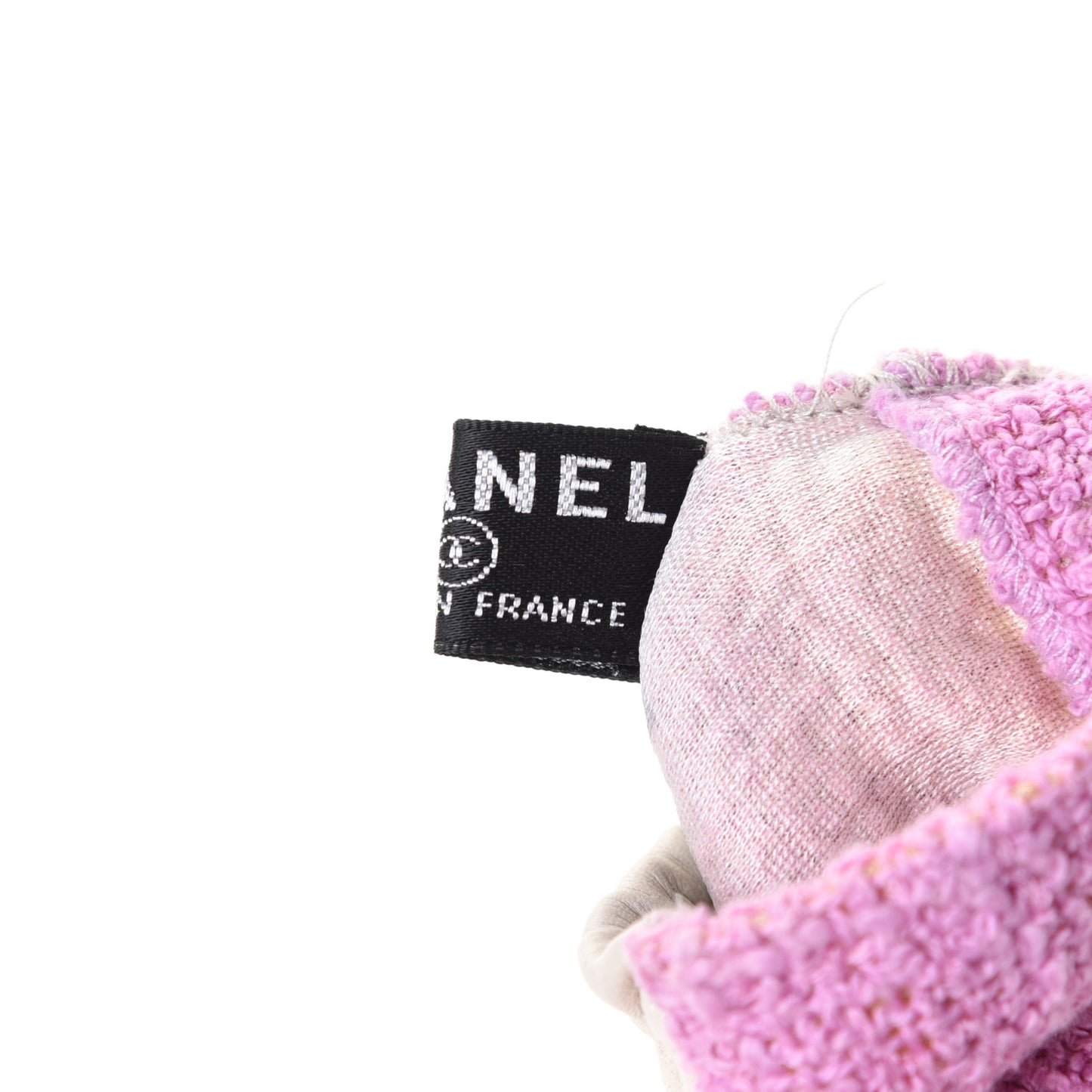 Tweed CC Fingerless Gloves 6.5 Purple