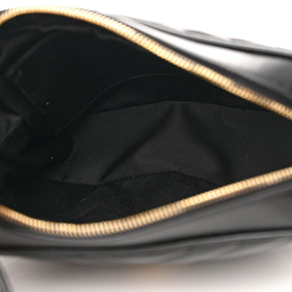 Saint Laurent Calfskin Matelasse Monogram Lou Camera Bag Black 5 of 10