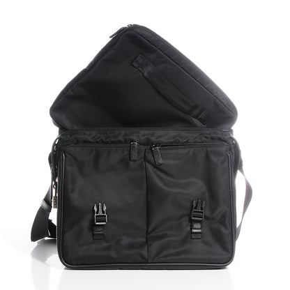 Prada Tessuto Saffiano Messenger Bag Nero Black 6 of 10