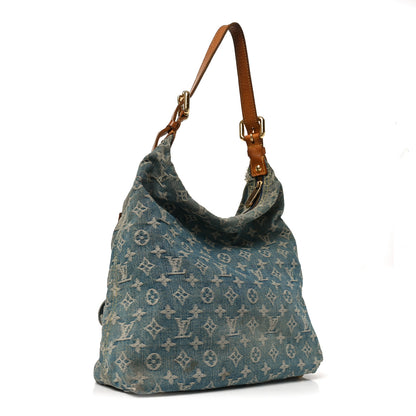 Louis Vuitton Denim Baggy GM Blue 3 of 10