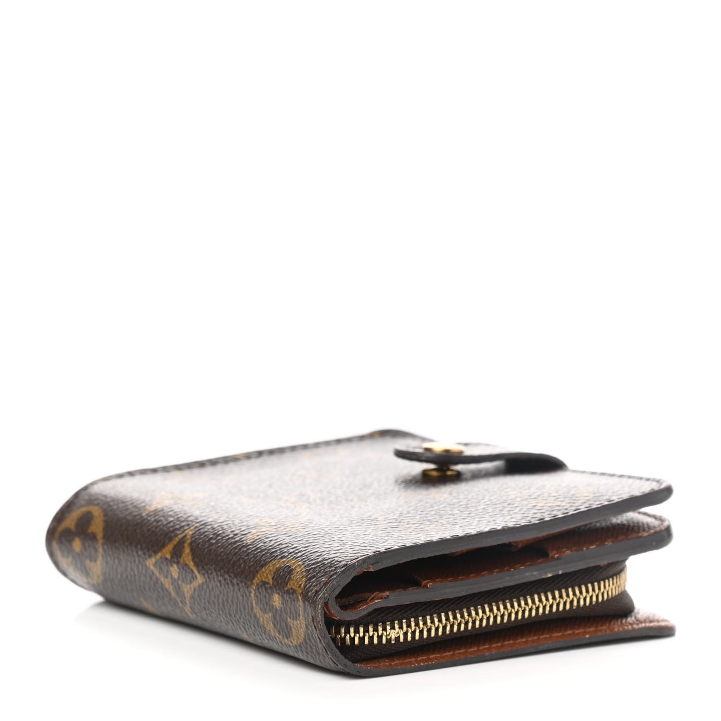 Monogram Compact Zippe Zipped Wallet