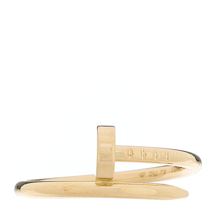 Cartier 18K Yellow Gold Small Juste Un Clou Ring 51 5.75 1 of 5