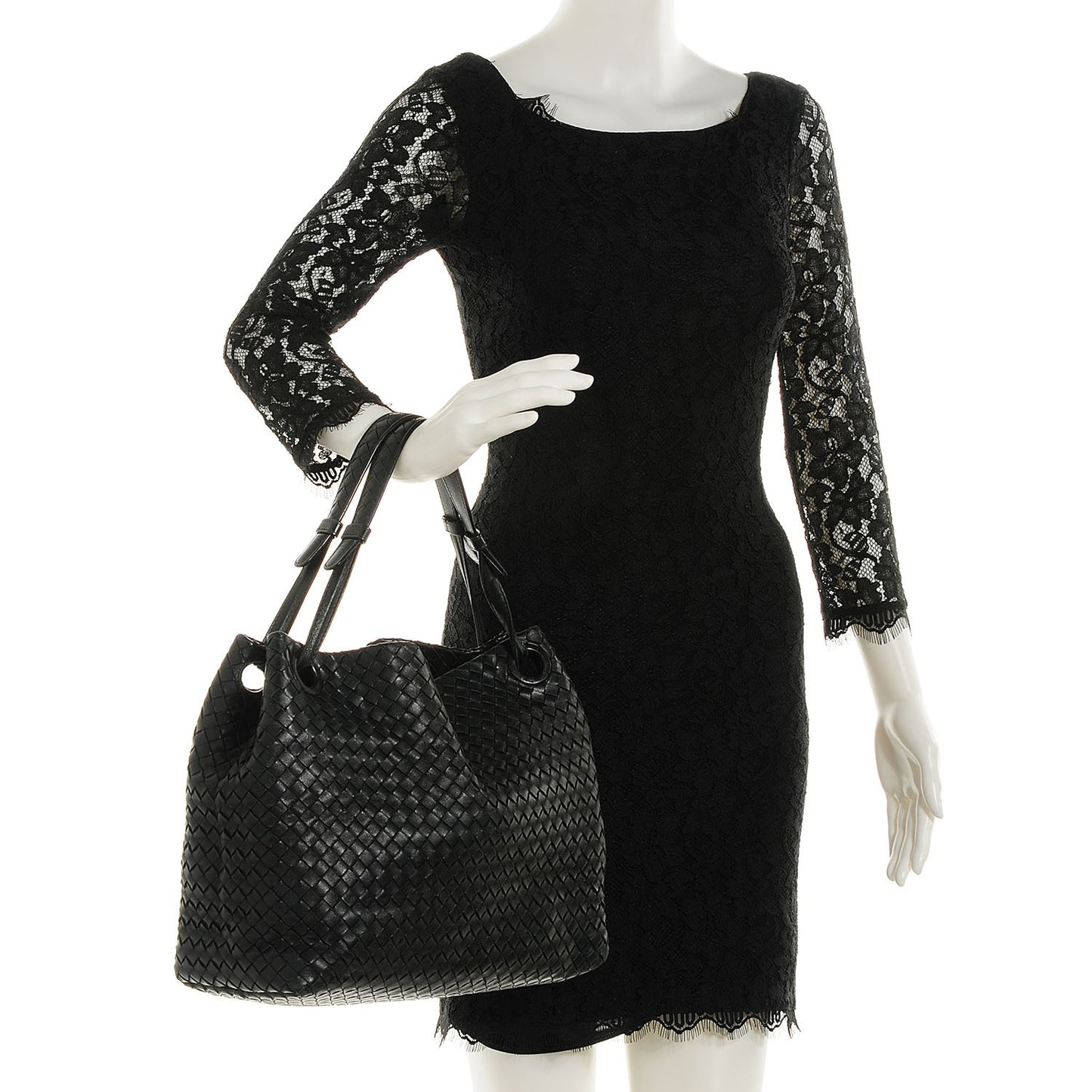 Nappa Intrecciato Seamless Tote Nero Black