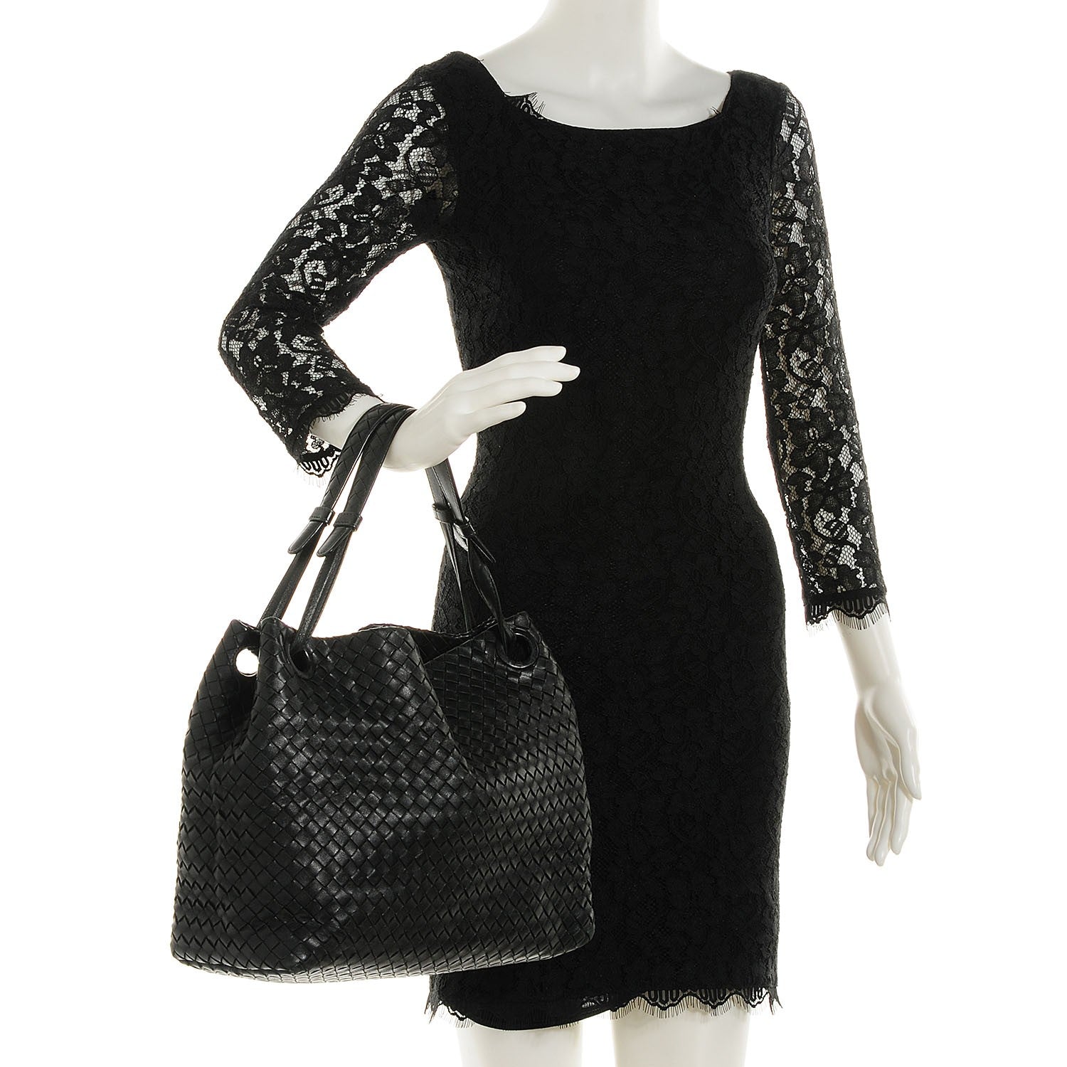 Bottega Veneta Nappa Intrecciato Seamless Tote Nero Black 2 of 9