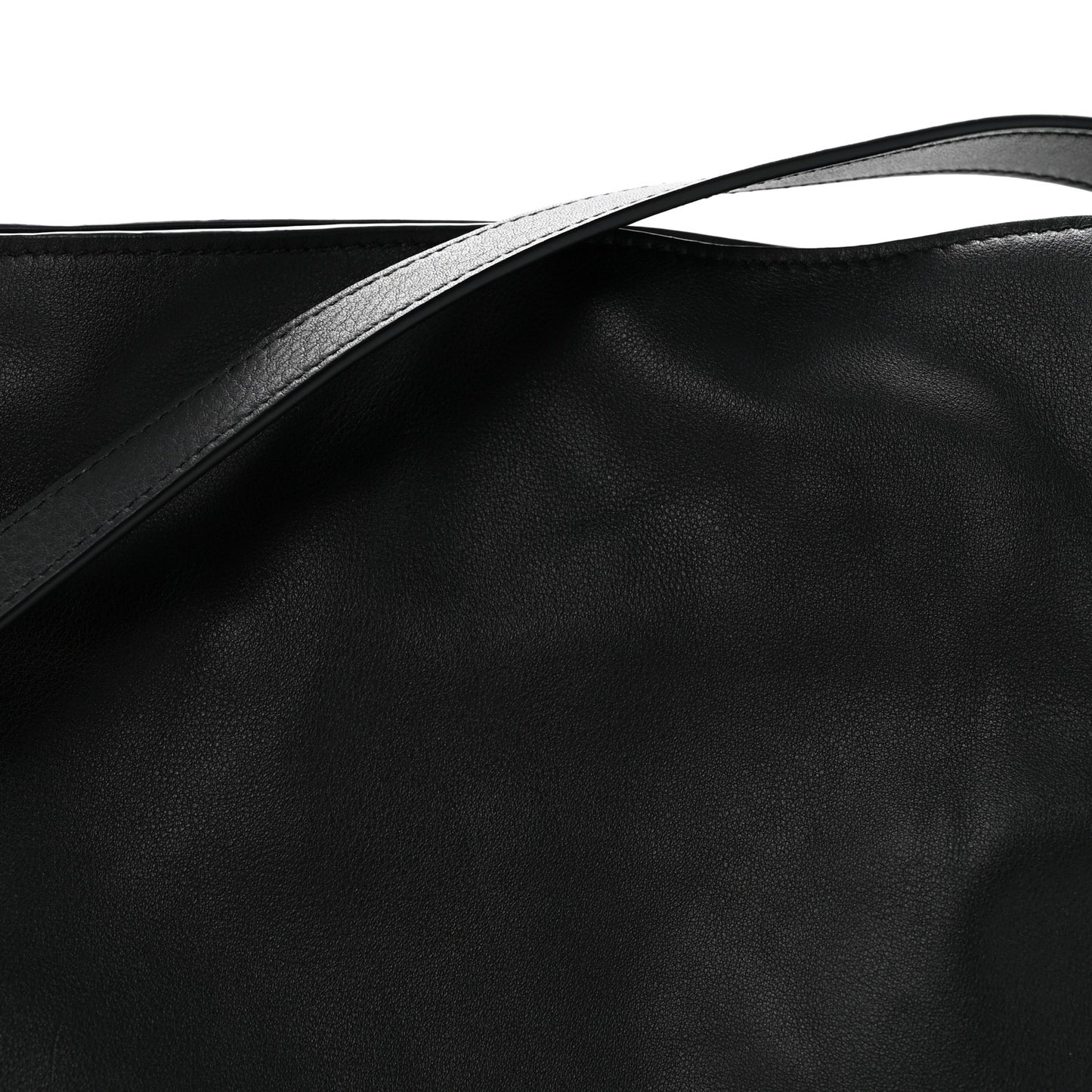 Nappa Medium Flamenco Knot Bag Black