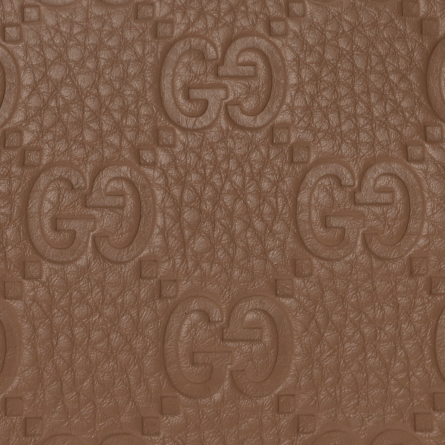Gucci GG Grainy Calfskin Emblem Small Top Handle Bag Taupe 8 of 10