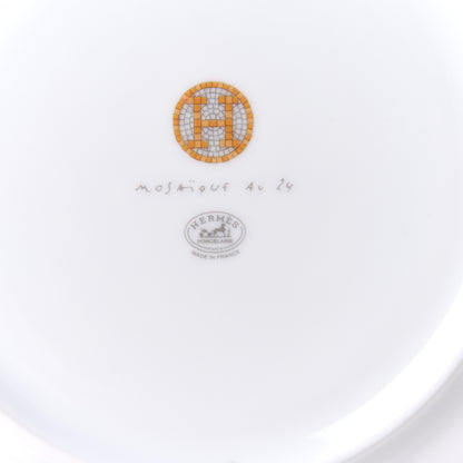 Hermes Porcelain Mosaique au 24 Dessert Plate Set of 2 5 of 7
