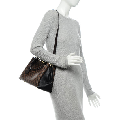 Louis Vuitton Damier Ebene Cuir Taurillon Brittany Black 2 of 5
