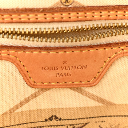 Louis Vuitton Damier Azur Summer Trunks Neo Neverfull MM 6 of 14
