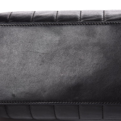 Chanel Lambskin Quilted Chocolate Bar Shoulder Bag Black 10 of 12