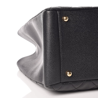 Chanel Caviar Quilted XL Grand Shopping Tote GST Black 8 of 9