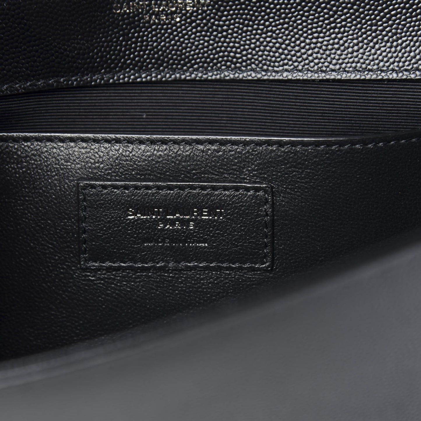 Grain De Poudre Monogram Cassandre Clutch Black