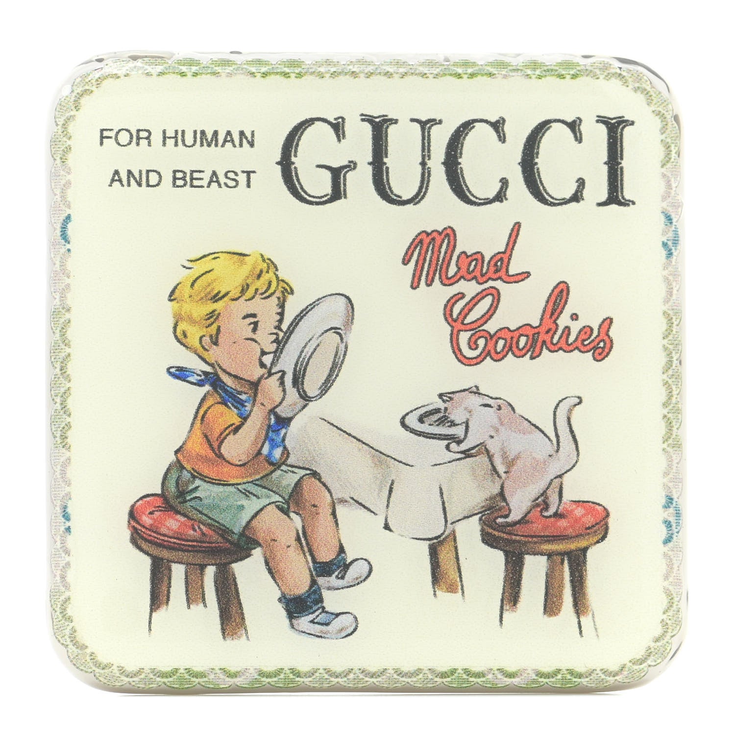 Gucci Metal Enamel Mad Cookies Brooch Multicolor 1 of 4