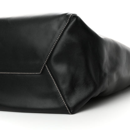 Miu Miu Nappa Large Ivy Tote Bag Black 10 of 17