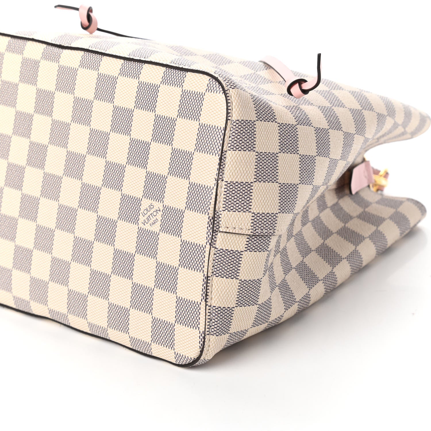 Louis Vuitton Damier Azur Neonoe MM Eau De Rose 7 of 9