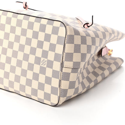 Louis Vuitton Damier Azur Neonoe MM Eau De Rose 7 of 9