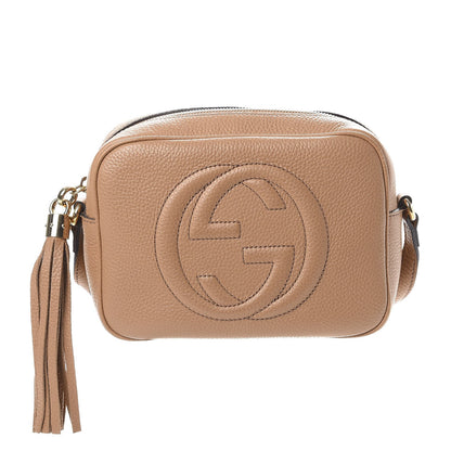 Gucci Pebbled Calfskin Small Soho Disco Bag Rose Beige 1 of 8