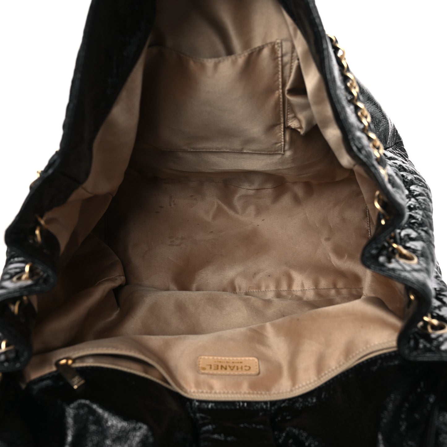 Vinyl XXL Rock and Chain Flap Black