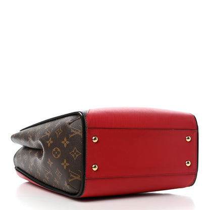 Louis Vuitton Calfskin Monogram Kimono Tote Cherry 3 of 4