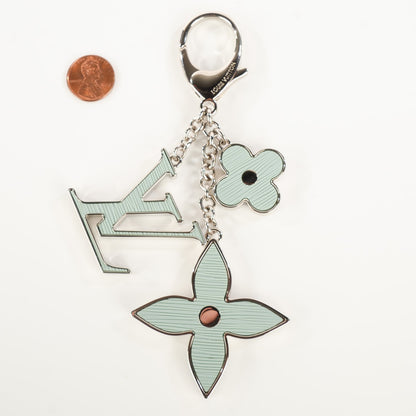 Louis Vuitton Fleur d Epi Bag Charm Amande 2 of 5