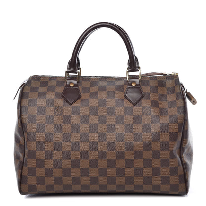 Louis Vuitton Damier Ebene Speedy 30 1 of 19