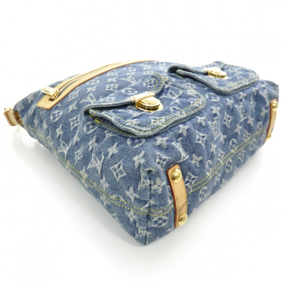 Louis Vuitton Denim Baggy GM Blue 5 of 9