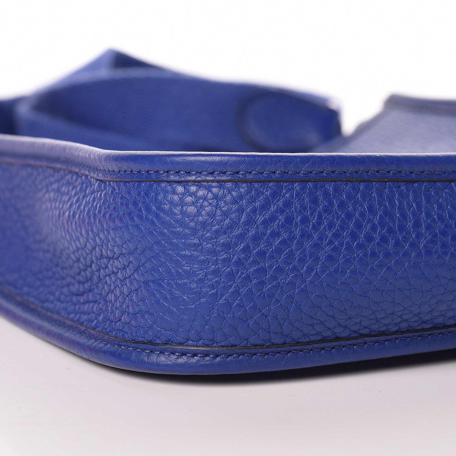 Hermes Taurillon Clemence Evelyne TPM Bleu Electrique 5 of 11