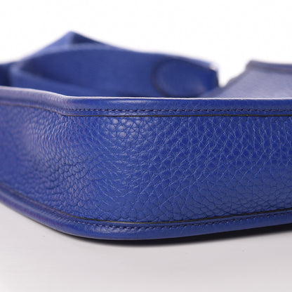Hermes Taurillon Clemence Evelyne TPM Bleu Electrique 5 of 11